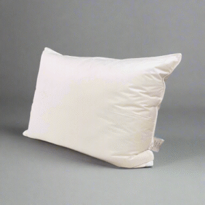 "3 chamber goose down pillow from the Anivia Collection featuring soft cotton cover and structured support for all sleep positions
